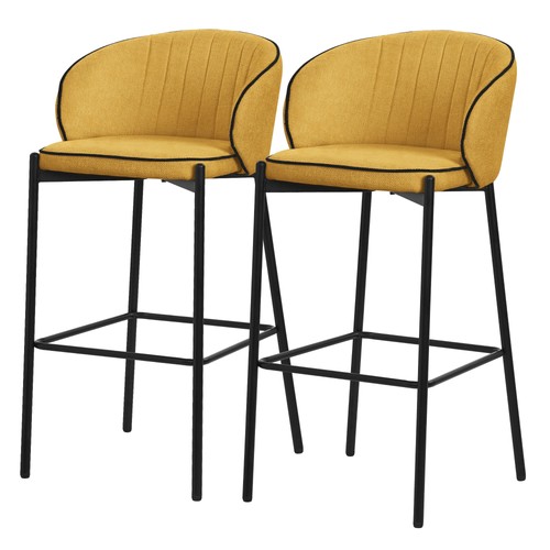 Set sgabelli bar senape - bar,