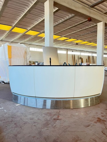 Bancone angolare per bar - bancone,