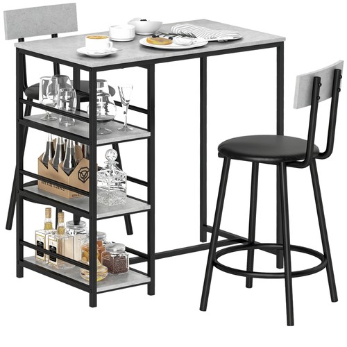Homcom set pezzi con bancone - homcom,