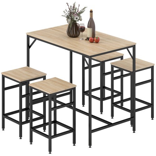 Homcom set bancone - homcom, bar