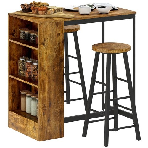 Homcom set bancone bar - a, 3
