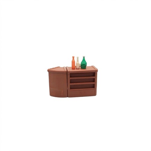 Bancone bar con bottiglie - bar,