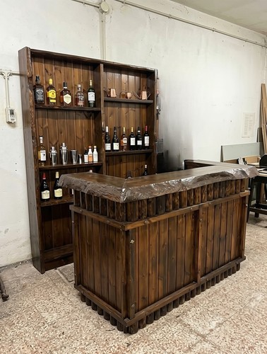 Bancone bar rustico - bancone,